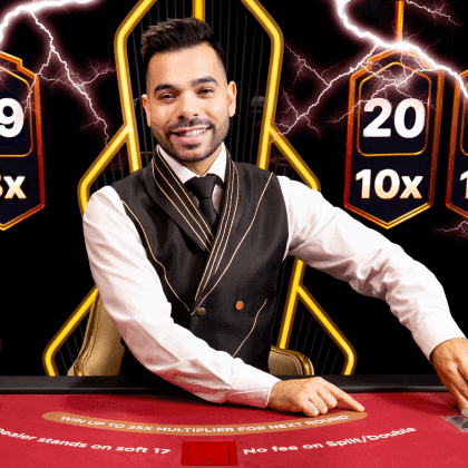 Lightning Blackjack screenshot